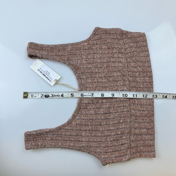 Z Supply Maple Heather Zoe Rib Tank Bra N227 - Picture 14 of 16